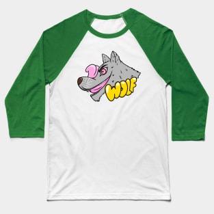 Wolf Crazy Baseball T-Shirt